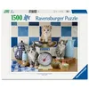 Image de Ravensburger - Puzzle Adulte - Puzzle 1500 pieces - Chatons dans la cuisine - des 14 ans - Puzzle de qualité supérieure - 12001708