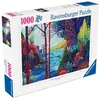 Image de Puzzle 1000 pièces Ravensburger Forêt indigo