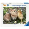 Image de Ravensburger - Puzzle 500 pieces - Lapin et poussin (Collection bébés animaux) - des 12 ans - Puzzle de qualité supérieure-12001900