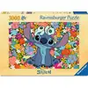 Image de Puzzle 3000 pièces - Stitch en fleurs - Ravensburger