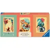 Image de Ravensburger Minipuzzle-Trio 100 Teile - Ukiyo-e Katzenkrieger, Roter Panda & Drache (100 pièces)