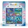 Image de Ravensburger Puzzle UP! créatures marines de, 12004004 - 4 puzzles avec 64, 72, 81, 90 pièces pour (64 pièces)