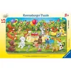 Image de Puzzle Cadre 15 pièces : La fête d'anniversaire des animaux
