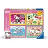 Image de Ravensburger Puzzle Hello Kitty 4 in 1 100 Teile (100 pièces)