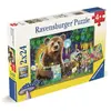 Image de Ravensburger Puzzle: Freunde aus dem Zauberwald / 2x24 / ab 4 Jahren (24 pièces)