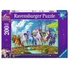 Image de Puzzle 200 pieces XXL - La magie de l Ecole des licornes