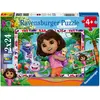 Image de Ravensburger Kinderpuzzle 2x24 Teile - Dora the Explorer (24 pièces)