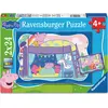 Image de Ravensburger Kinderpuzzle 2x24 Teile - Peppa Wutz - Gute Nacht, Peppa! (24 pièces)