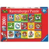 Image de Ravensburger Kinderpuzzle 200 XXL Teile - Nintendo Super Mario - Charakter-Kollektion (200 pièces)