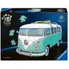 Image de Ravensburger 3D Puzzle Iconics: Volkswagen T1 Chrom Edition (162 pièces)