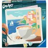Image de Ravensburger CreArt, Malen nach Zahlen Adults Trend - Cappuccino in Positano