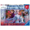 Image de Puzzles 2 x 24 pièces Ravensburger Vers des contrées glacées Disney Frozen La Reine des Neiges 2