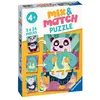 Image de Puzzle enfant 3x24 pièces Ravensburger Mix et Match Les animaux rigolos