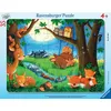 Image de Puzzle cadre 30-48 pieces Les petits animaux s'endorment