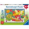 Image de Ravensburger Puzzle pour enfants - Fruits coquins - 2x24 pièces Puzzle pour enfants à partir de 4 ans (24 pièces)