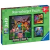 Image de Puzzle enfant 3x49 pièces Ravensburger Biomes de Minecraft