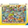 Image de Puzzle cadre 35 pièces : Le magasin de jouets des animaux Ravensburger