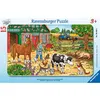 Image de Puzzle 15 pièces avec cadre - La vie à la ferme