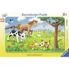 Image de Puzzle cadre 15 pièces : Affectueux animaux Ravensburger