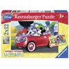 Image de Puzzles 2 x 12 pièces Ravensburger Mickey Minnie et leurs amis