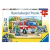 Image de Puzzle 12 Pièces : Pompiers et Policiers, Ravensburger