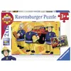 Image de Puzzles 2 x 12 pièces Ravensburger Sam en intervention Sam le pompier