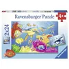 Image de Puzzle 24 Pièces : 2 Puzzles - Monde Sous-marin Coloré, Ravensburger