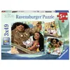 Image de Puzzles 3 x 49 pièces Ravensburger La légende du bout du monde Disney Vaiana