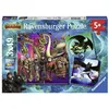 Image de Puzzles 3 x 49 pièces Ravensburger Dragons 3 Apprivoiser les dragons