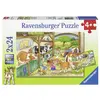 Image de Puzzles 2 x 24 pièces Ravensburger Le bonheur à la ferme
