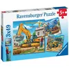 Image de Puzzles 3 x 49 pièces Ravensburger Grands véhicules de construction