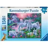 Image de Ravensburger Les licornes au coucher du soleil (150 pièces)