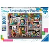 Image de Puzzle 100 pièces XXL Ravensburger L’étagère du collectionneur Disney