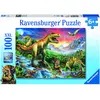 Image de Ravensburger Avec les dinosaures (100 pièces)