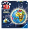Image de Puzzle 3D Ravensburger Globe Illuminé 72 pièces