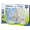 Image de Puzzle 200 pièces Ravensburger Carte d'Europe