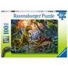 Image de Puzzle 100 pièces XXL Ravensburger L'oasis des dinosaures