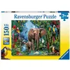 Image de Elephants in the Jungle, 150st. XXL