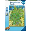 Image de Ravensburger Carte d'Allemagne colorée (200 pièces)