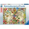 Image de Ravensburger Carte du monde avec des papillons (3000 pièces)