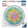 Image de Puzzle Ravensburger Rainbow cake Rond 500 pièces