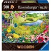 Image de Puzzle en bois - Rectangulaire - 500 pcs - Jardin de la nature - Adulte - 00017513