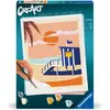 Image de Ravensburger CreArt - Peinture par numéros 23896 - Beach Cottage - dès 12 ans