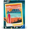 Image de Ravensburger CreArt - Peinture par numéros 23898 - Sunset at the Beach - dès 12 ans