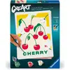 Image de Ravensburger CreArt - Peinture par numéros 25514 - Cerises - à partir de 12 ans pour les débutants