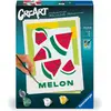 Image de Ravensburger CreArt - Peinture par numéros 25516 - Melons - à partir de 12 ans pour les débutants