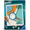 Image de Ravensburger CreArt - Peinture par numéros 25523 - Le temps de la piscine - à partir de 12 ans pour les débutants