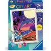 Image de Peinture au numéro Ravensburger - CreArt - Dauphin joueur - 14 x 19 cm