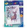 Image de CreArt Kids 18x24cm Cerf romantique, Kit de peinture par numéros Numéro d'Art, Des 9 ans, 25831, Ravensburger