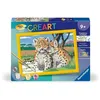Image de CreArt Kids 18x24cm Petits léopards, Kit de peinture par numéros Numéro d'Art, Des 9 ans, 25832, Ravensburger